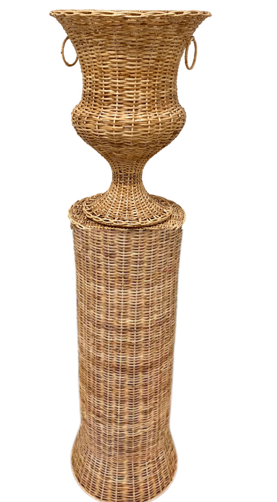 Incredibly Large Urn And Pedestal Vase | Enchanted Home - GLA100