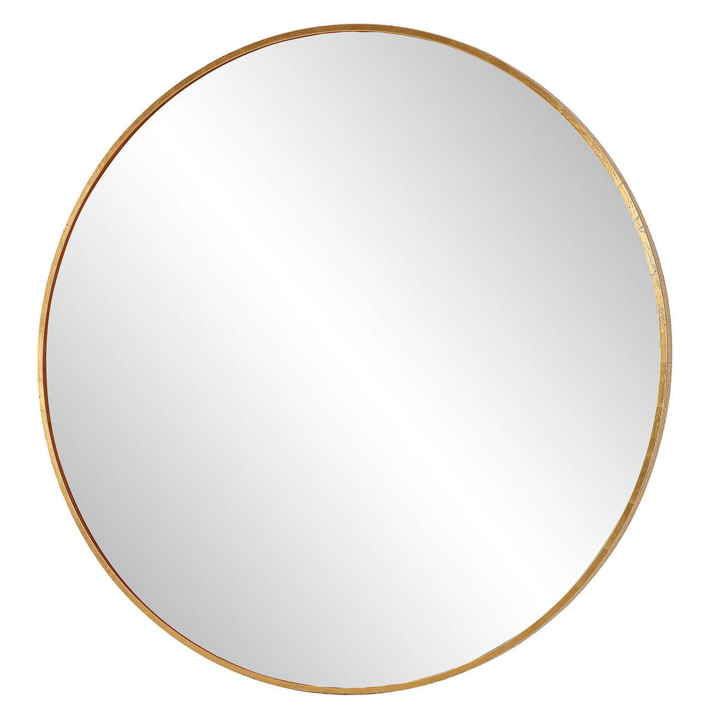Junius Large Gold Round Mirror | Uttermost - 09928