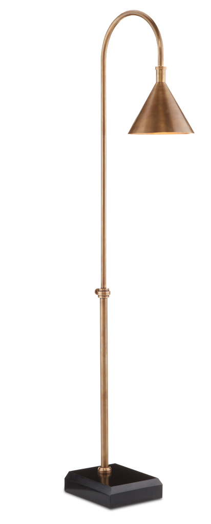 Currey & Company 56" Vision Brass Floor Lamp