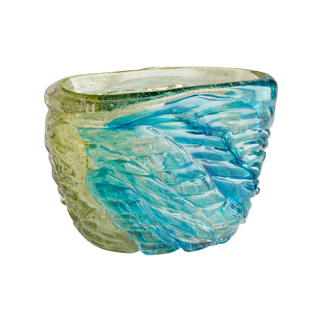 Oceanus Bowl - Blue | Cyan Design