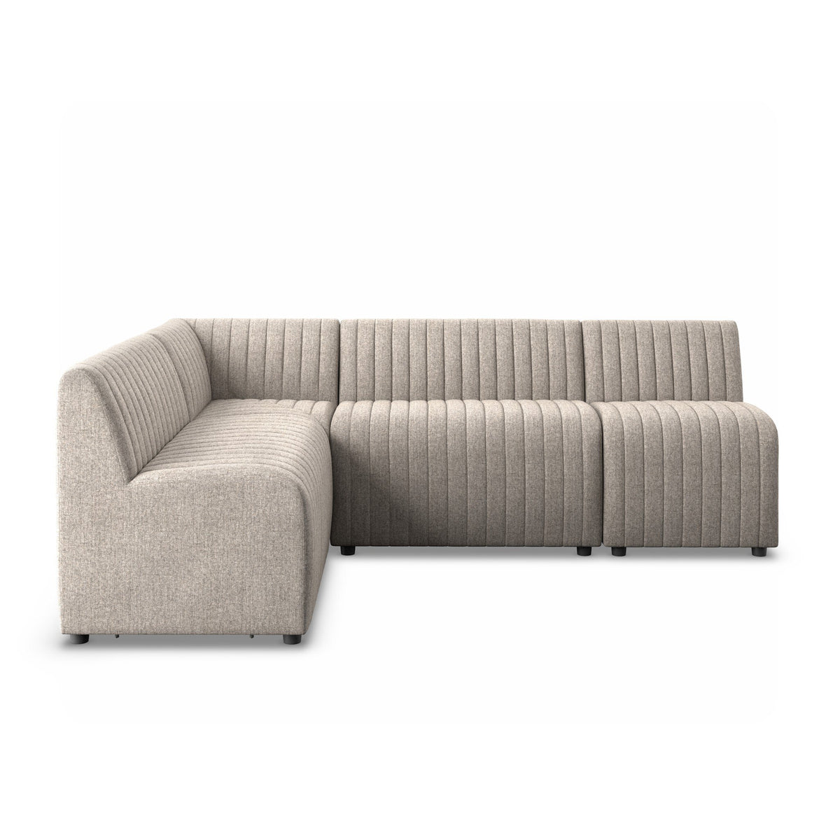 Augustine Dining Banquette, L-Shape - Orly Natural | Four Hands