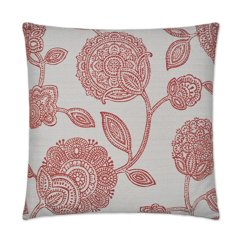 Adeline Decorative Throw Pillow - Red | DV Kap