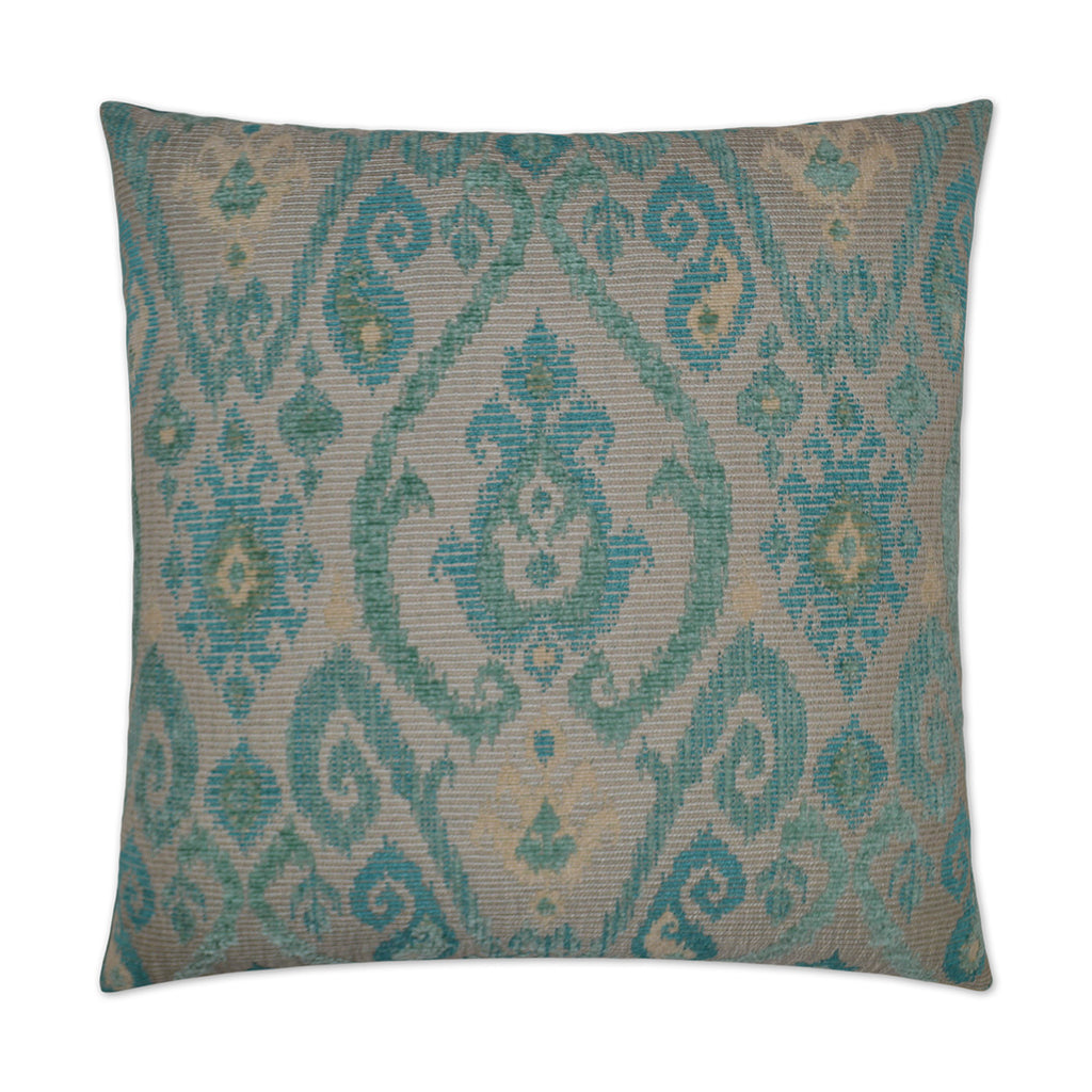 Tobias Decorative Throw Pillow - Aqua | DV Kap