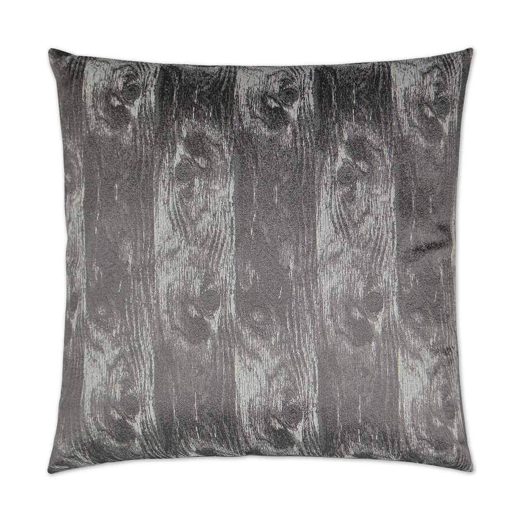 Woodgrain Decorative Throw Pillow - Ash | DV Kap