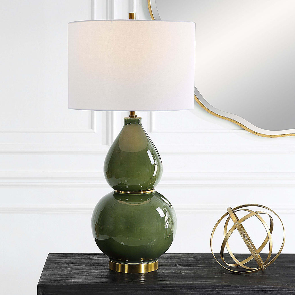 Gourd Green Table Lamp | Uttermost - 30203-1