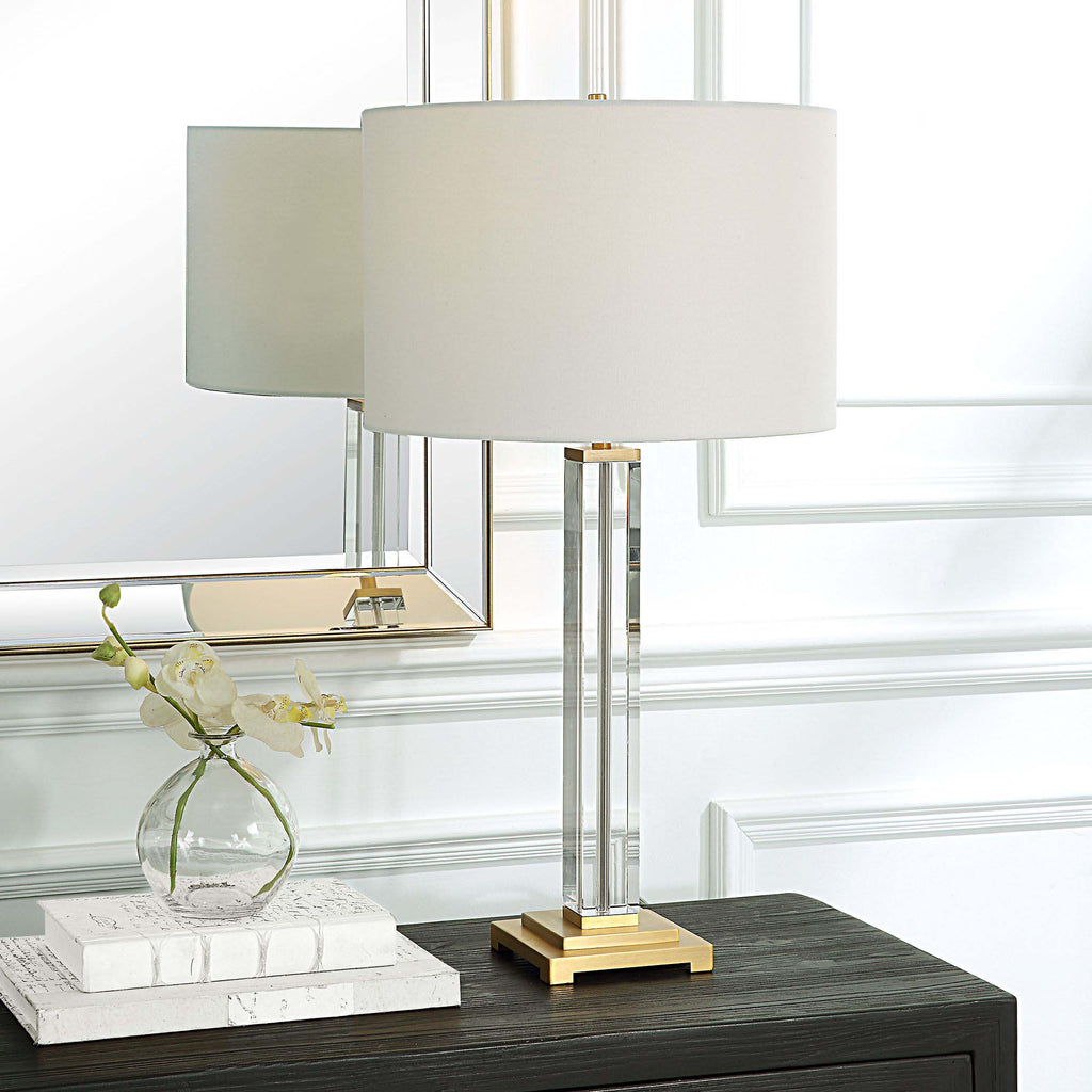 Crystal Column Table Lamp | Uttermost - 30237