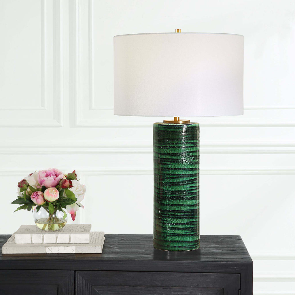 Galeno Emerald Green Table Lamp | Uttermost - 30242