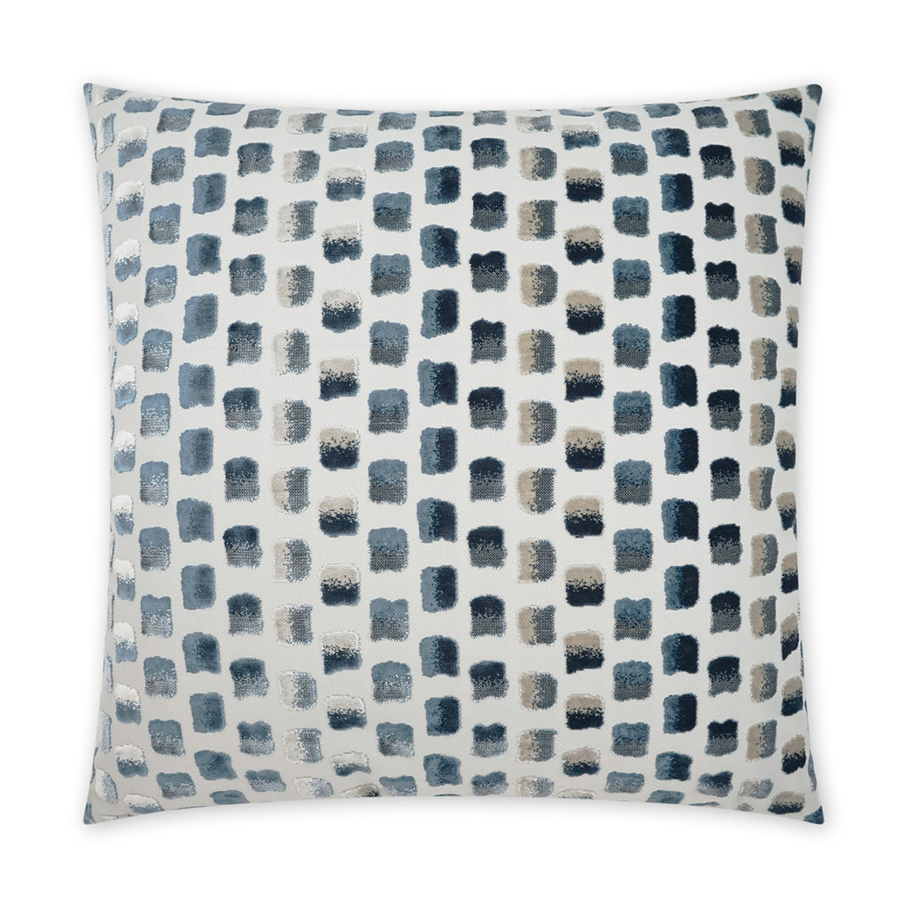 Impasto Decorative Throw Pillow - Pacific | DV Kap
