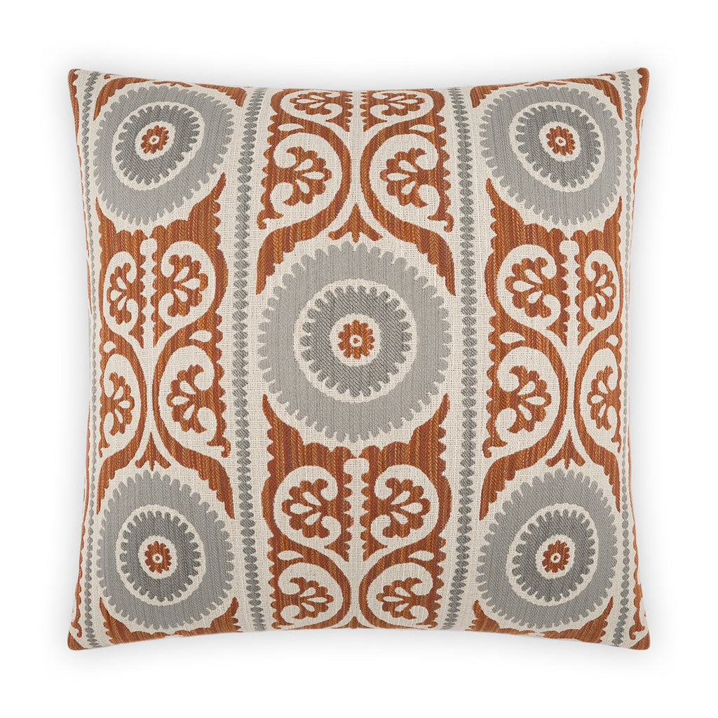 Selma Decorative Throw Pillow - Rust | DV Kap