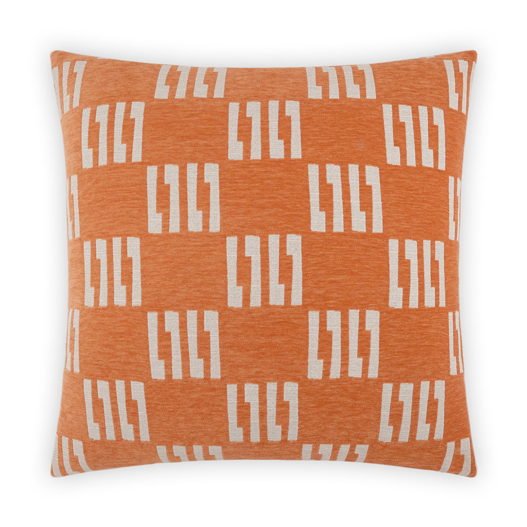 Milo Decorative Throw Pillow - Orange | DV Kap
