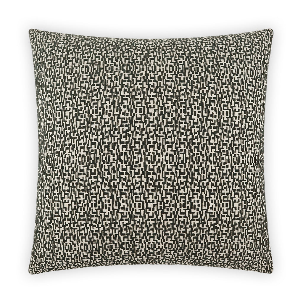 Code Decorative Throw Pillow - Charcoal | DV Kap
