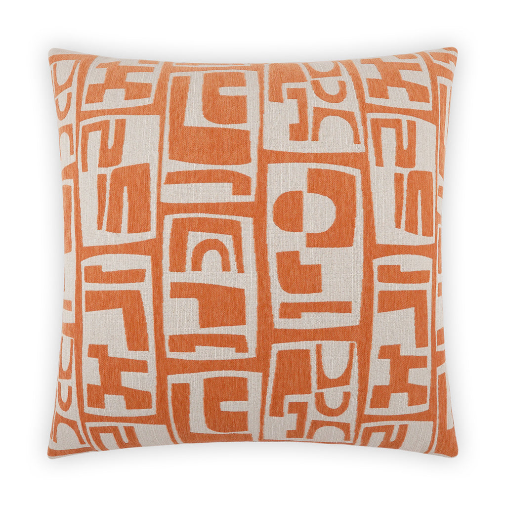Toro Decorative Throw Pillow - Orange | DV Kap