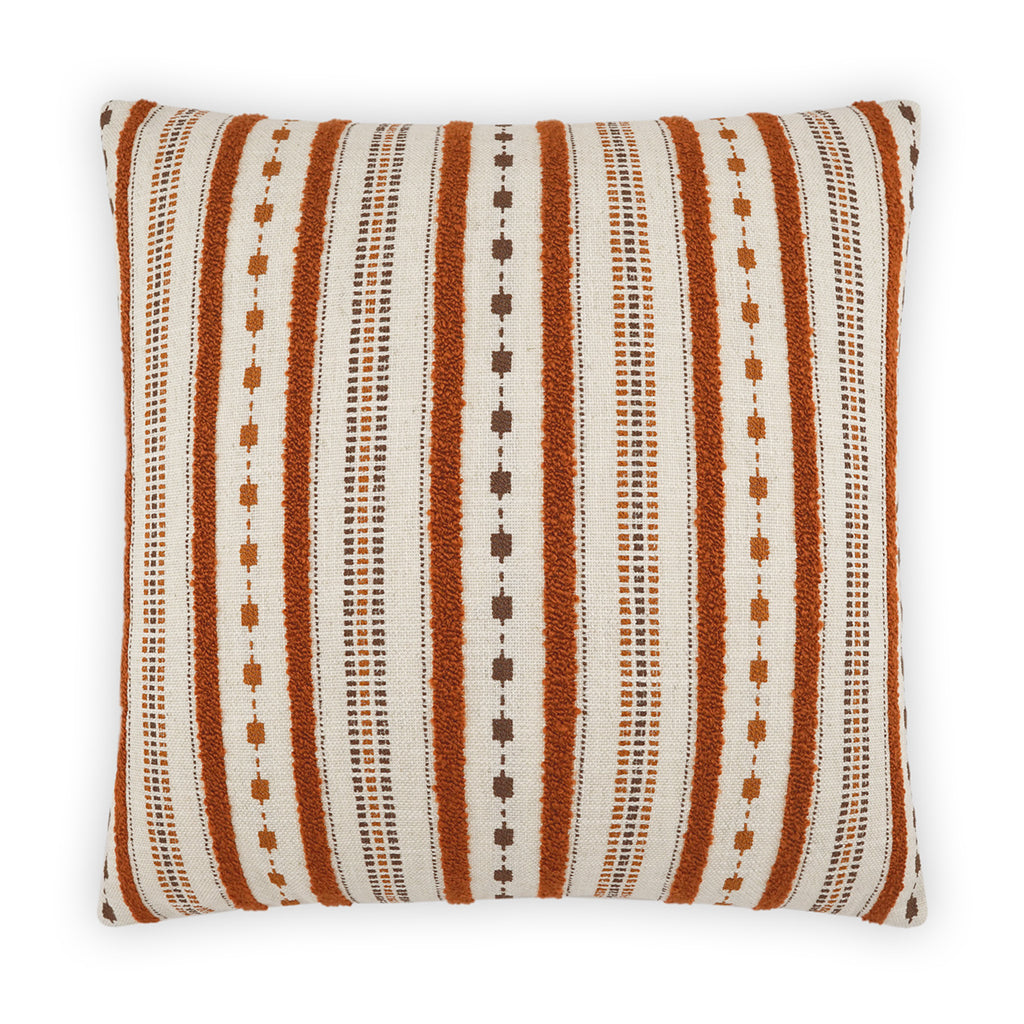 Xuma Decorative Throw Pillow - Rust | DV Kap