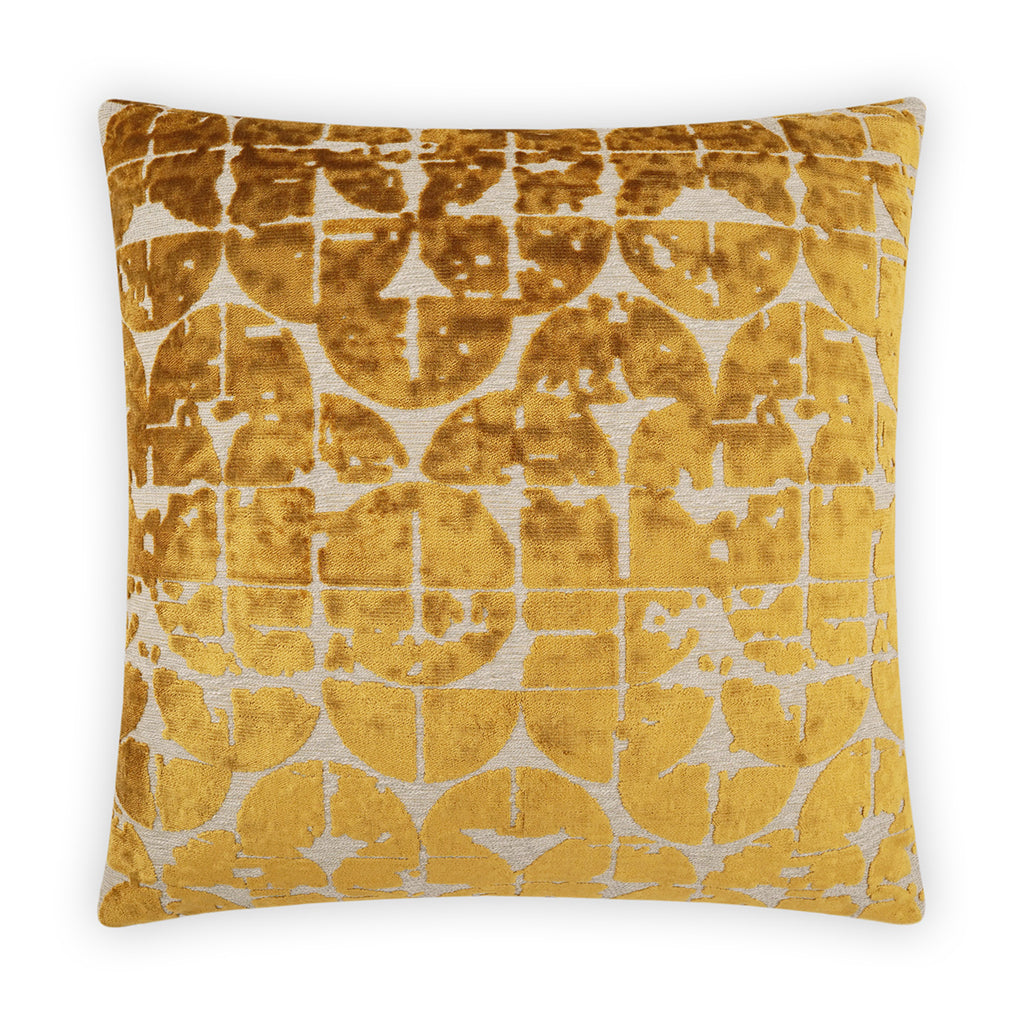 Bravura Decorative Throw Pillow - Gold | DV Kap