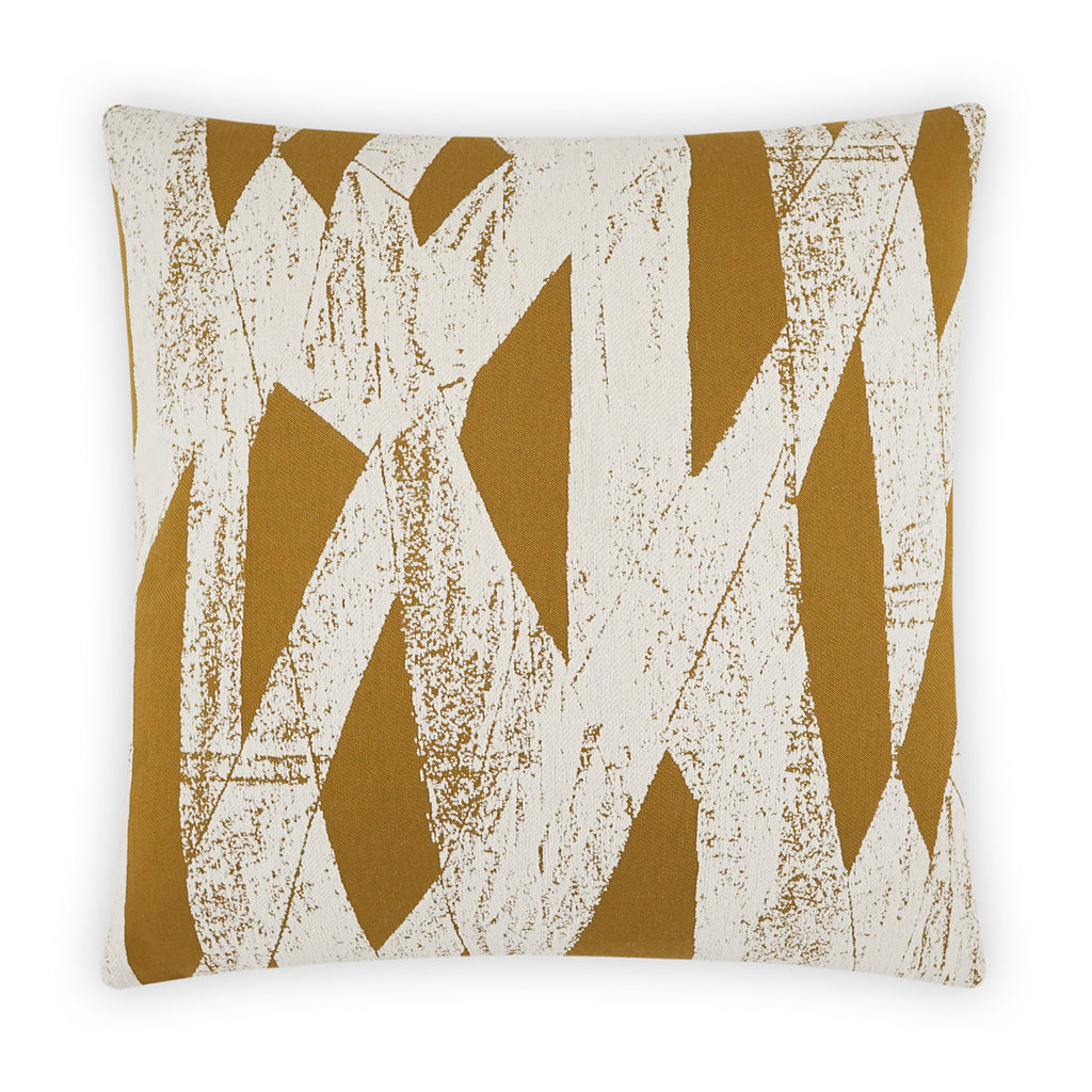 Ozone Decorative Throw Pillow - Mustard | DV Kap