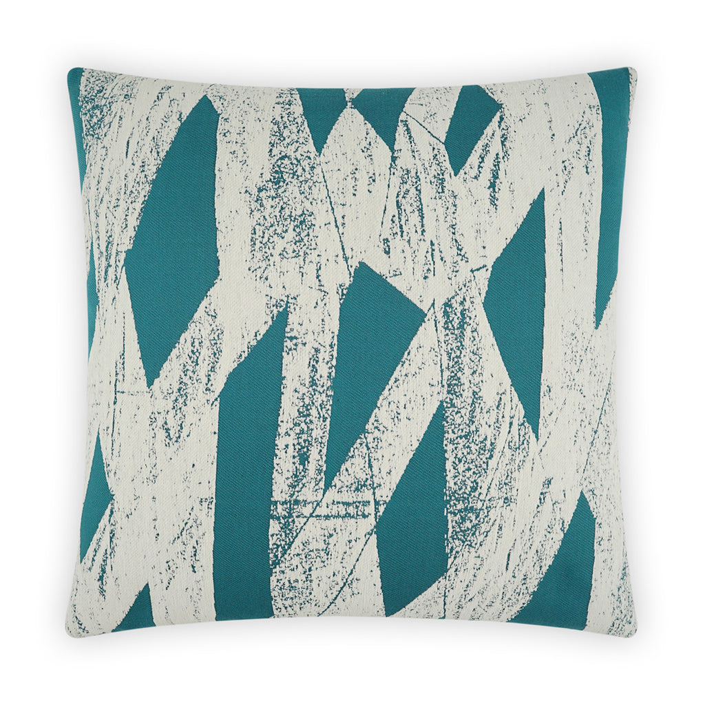 Ozone Decorative Throw Pillow - Teal | DV Kap