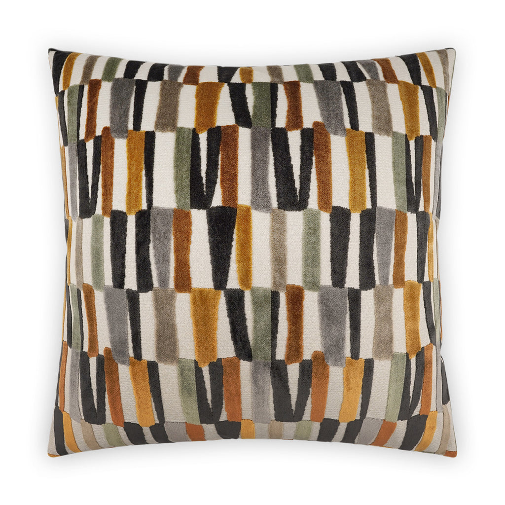 Strata Decorative Throw Pillow - Copper | DV Kap