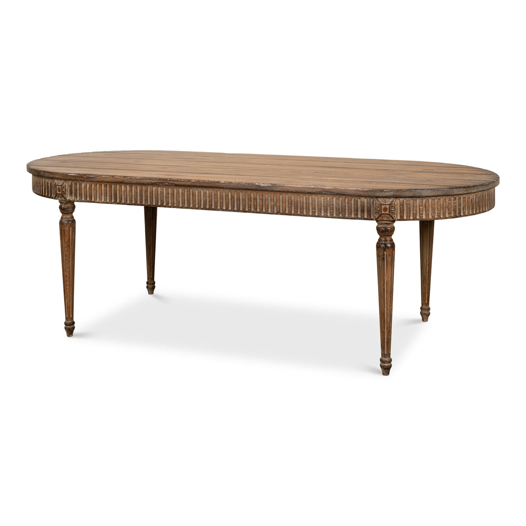French Antique Reproduction Dining Table | Sarreid Ltd - 52748