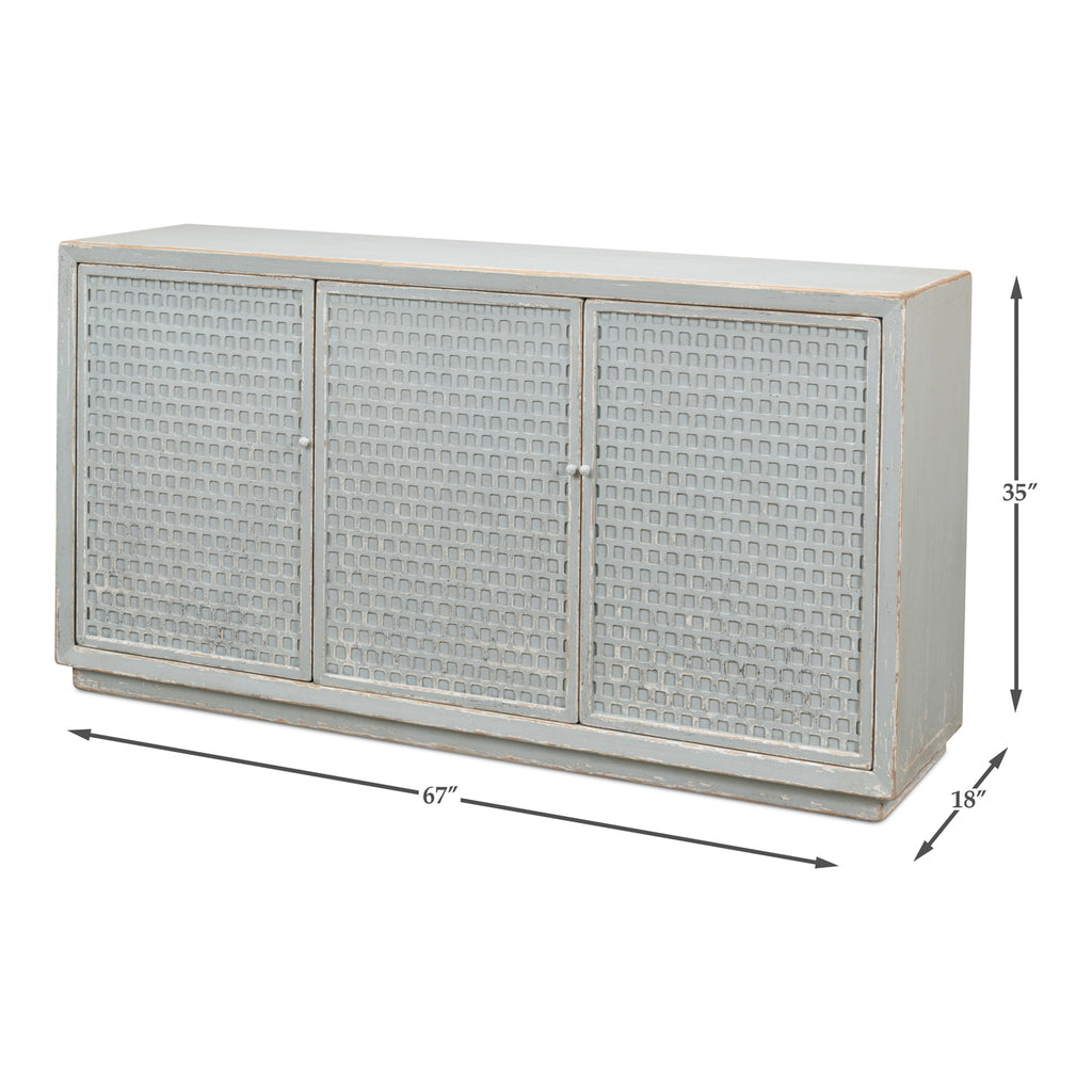 Honeycomb Front Sideboard | Sarreid - 52754