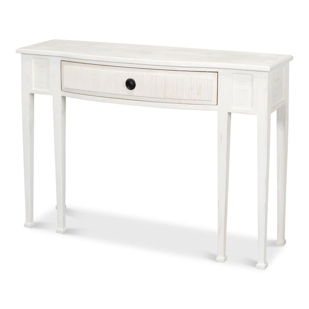 Madora Console Table Bungalow White | Sarreid Ltd - 53308-B