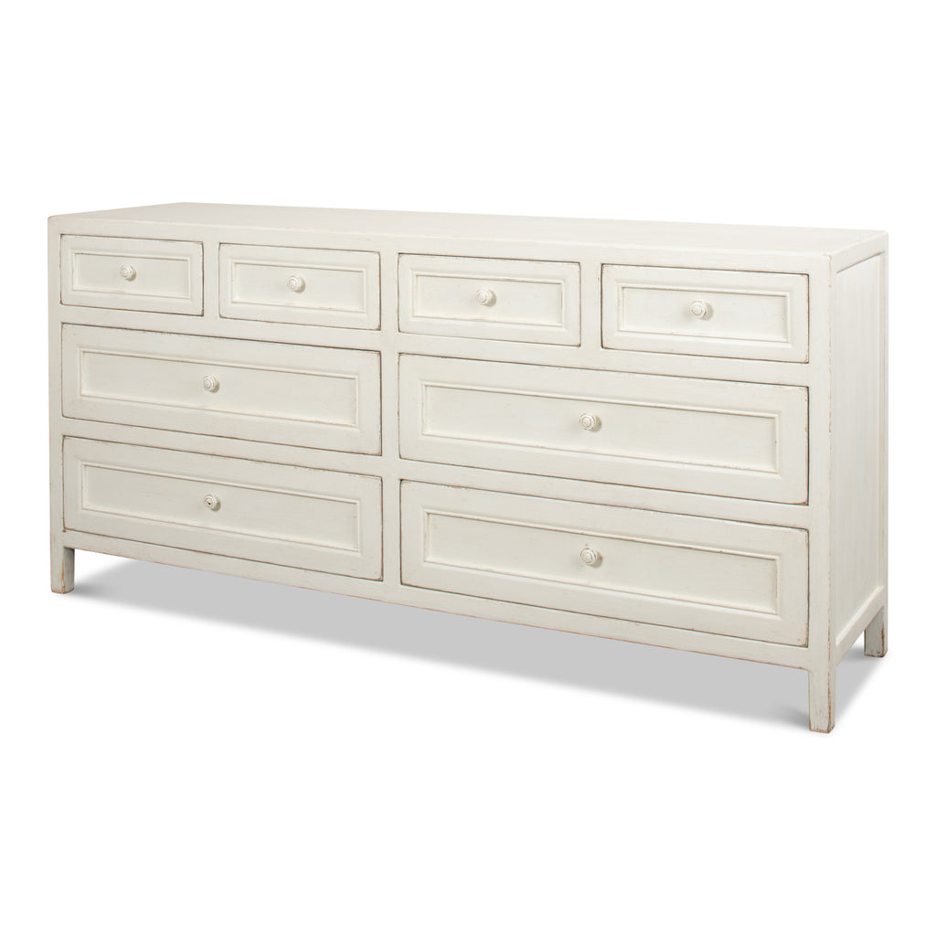 Ezra Sideboard Antique White | Sarreid Ltd - 53461-3