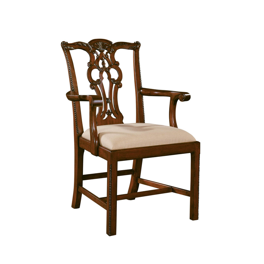 Massachusetts Aged Regency Arm Chair | Maitland Smith - 8102-41