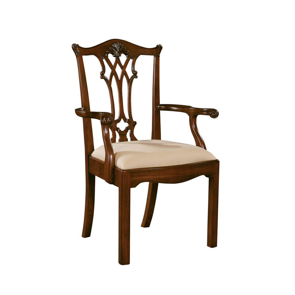 Connecticut Regency Mahogany Arm Chair | Maitland Smith - 8103-41