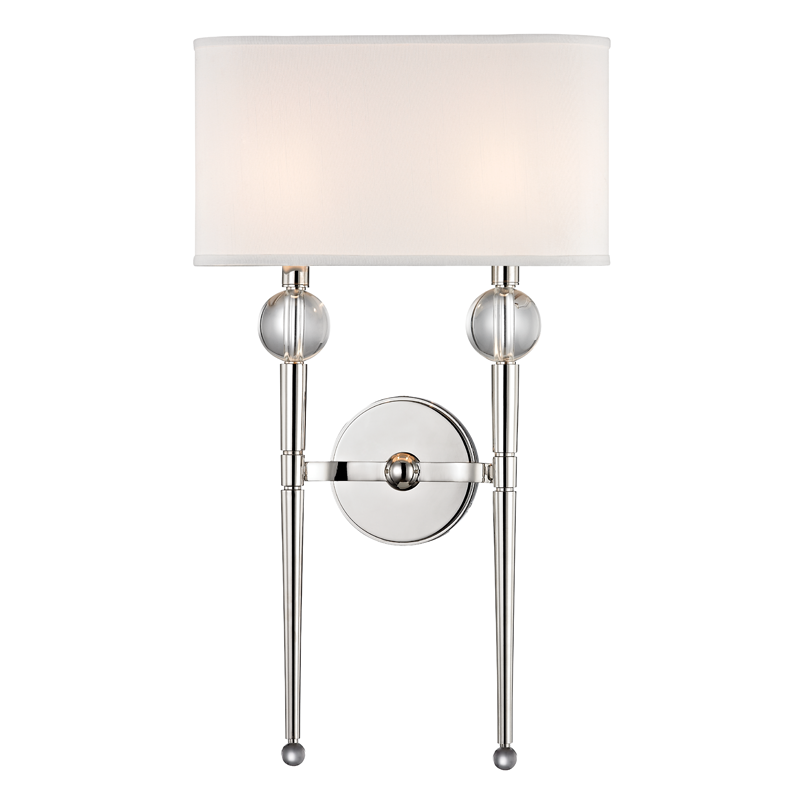 Rockland Wall Sconce | Hudson Valley Lighting - 8422-PN