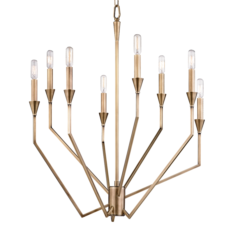 Archie Chandelier | Hudson Valley Lighting - 8508-AGB