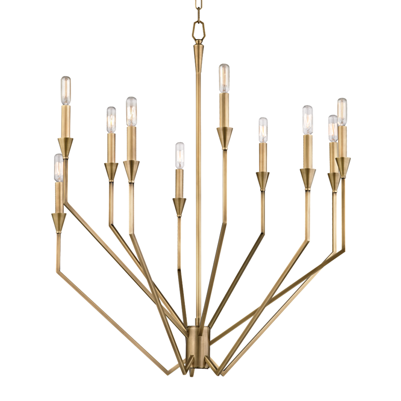 Archie Chandelier | Hudson Valley Lighting - 8510-AGB
