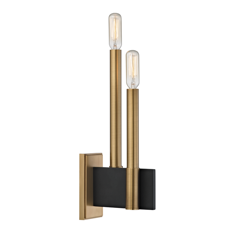 Abrams Wall Sconce | Hudson Valley Lighting - 8812-AGB