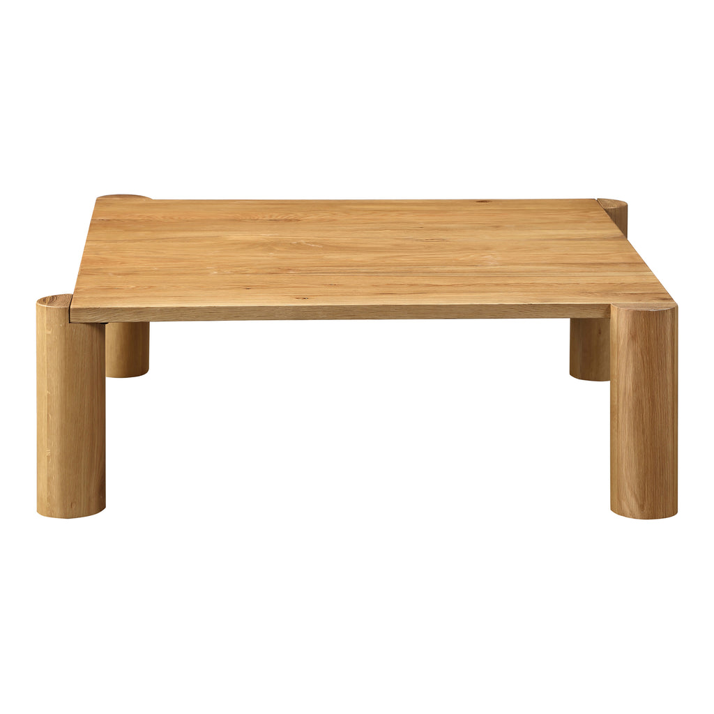Post Coffee Table White Oak | Moe's Furniture - BC-1096-18