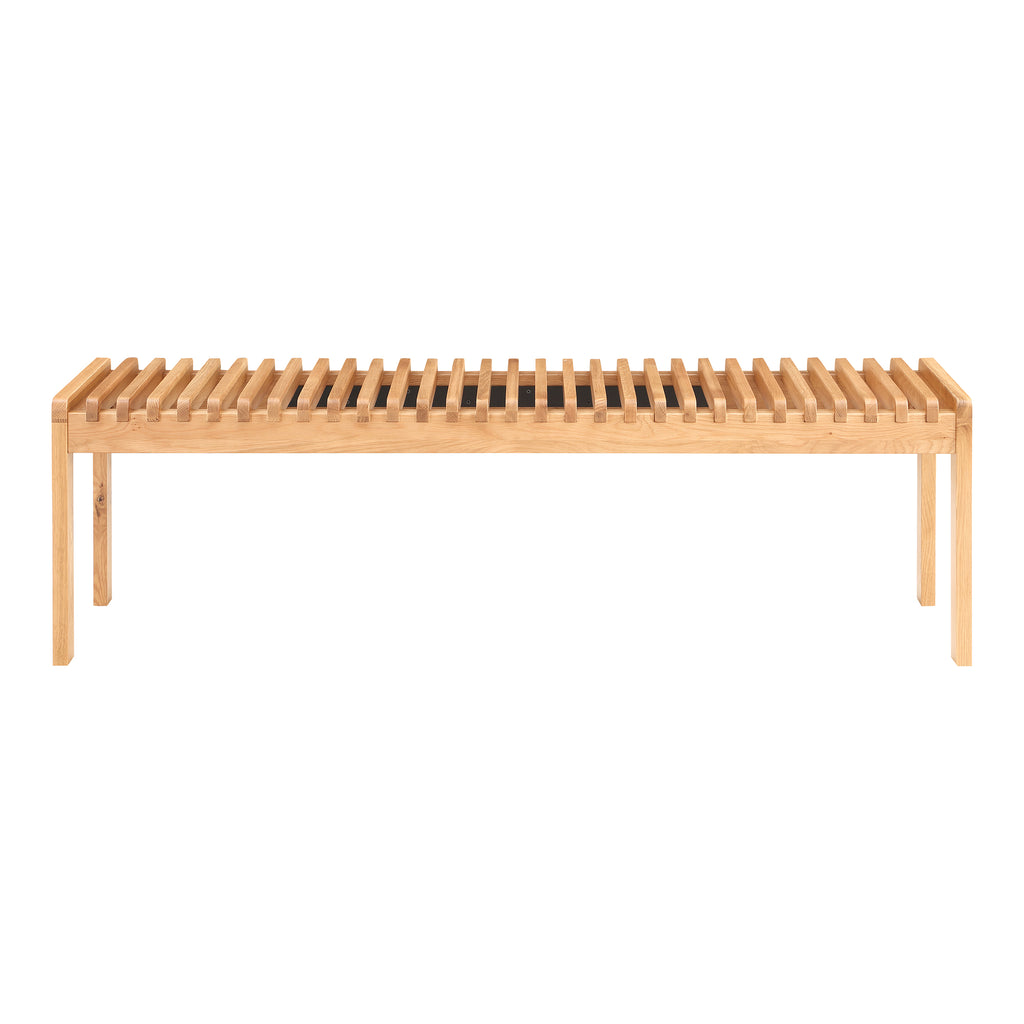 Rohe Oak Bench Natural | Moe's Furniture - BC-1113-24
