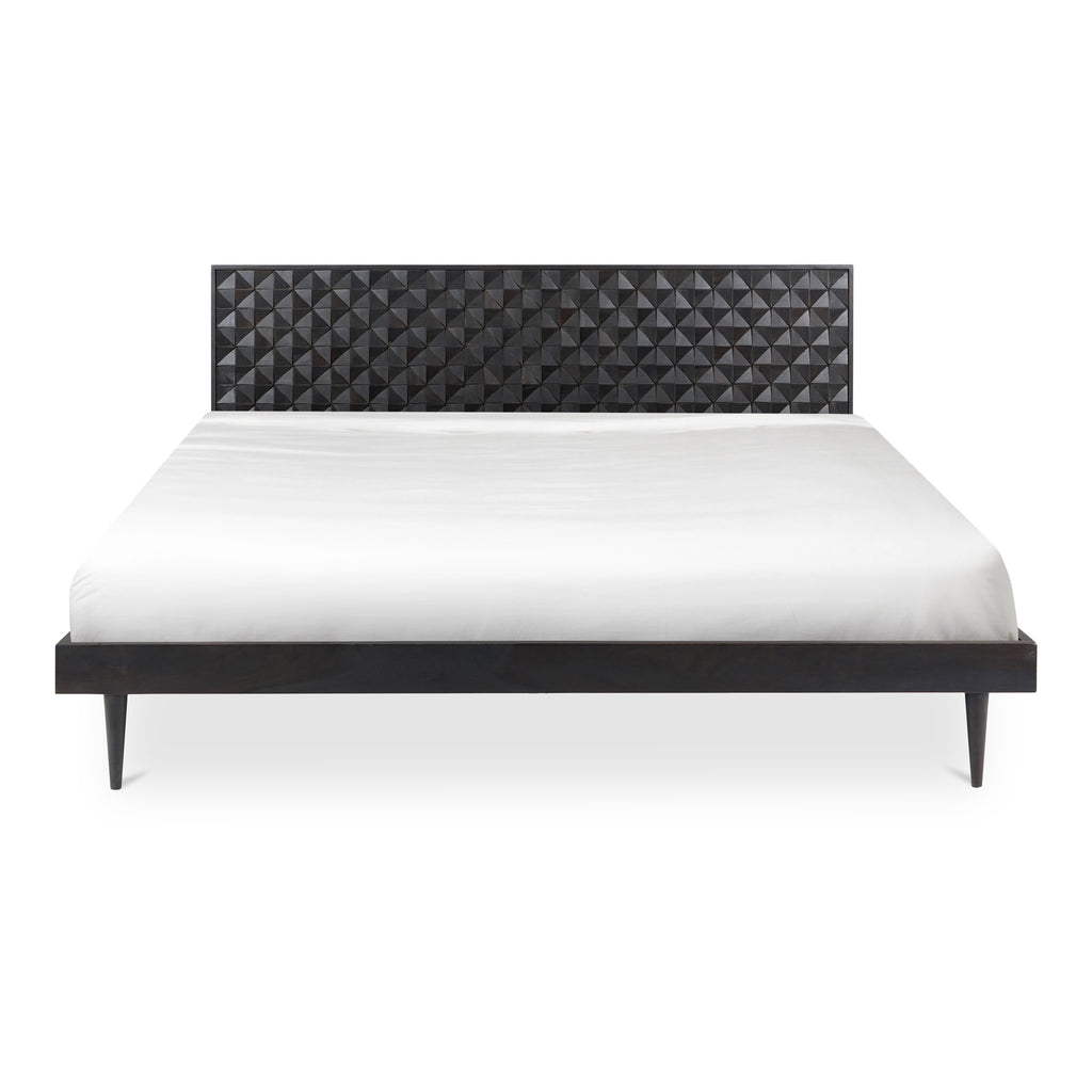 Pablo Queen Bed Black | Moe's Furniture - BZ-1132-02-0