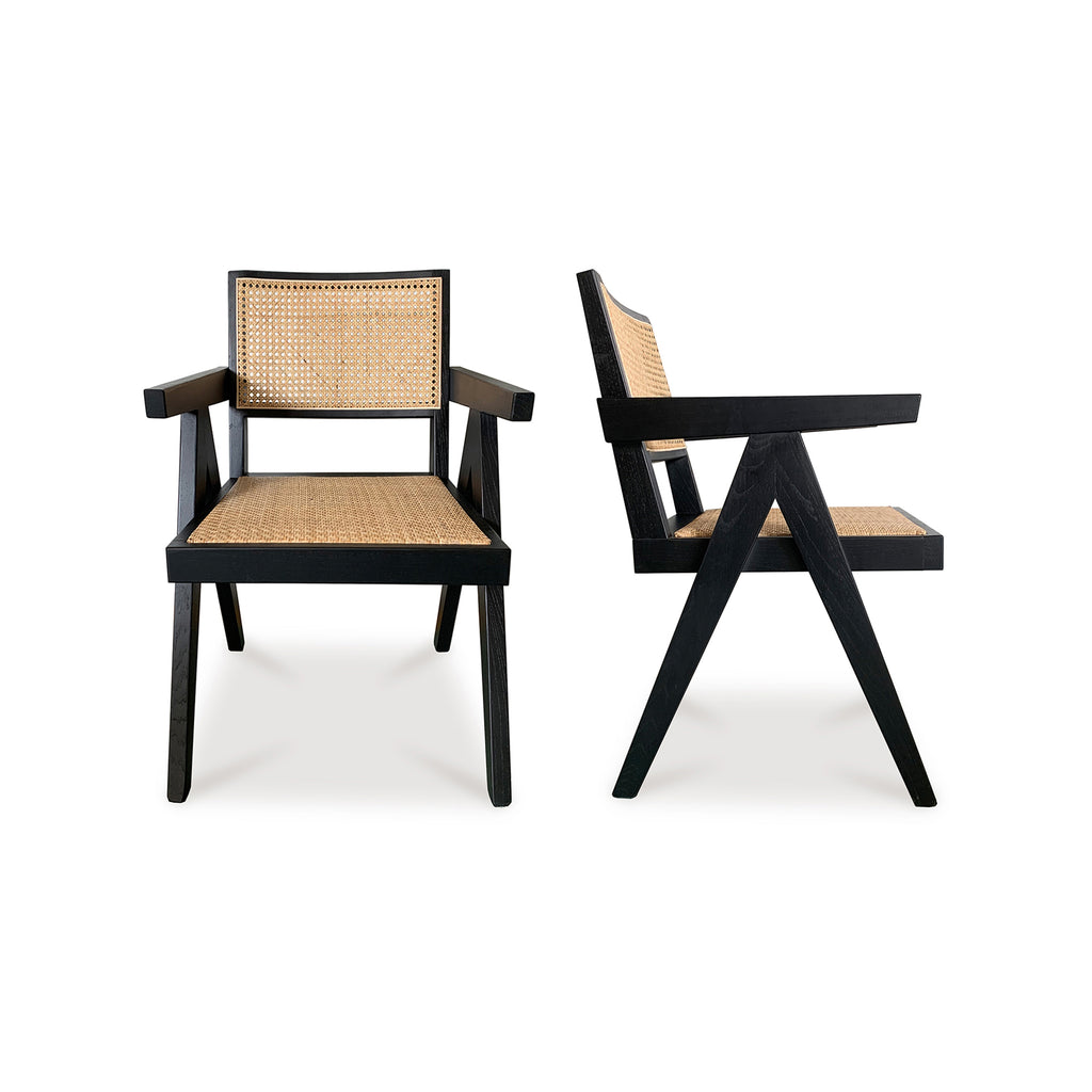 Takashi Chair Black- Set Of Two | Moe's Furniture - FG-1022-02