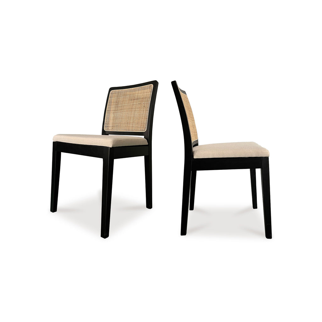 Orville Dining Chair Black-Set Of Two | Moe's Furniture - FG-1023-02
