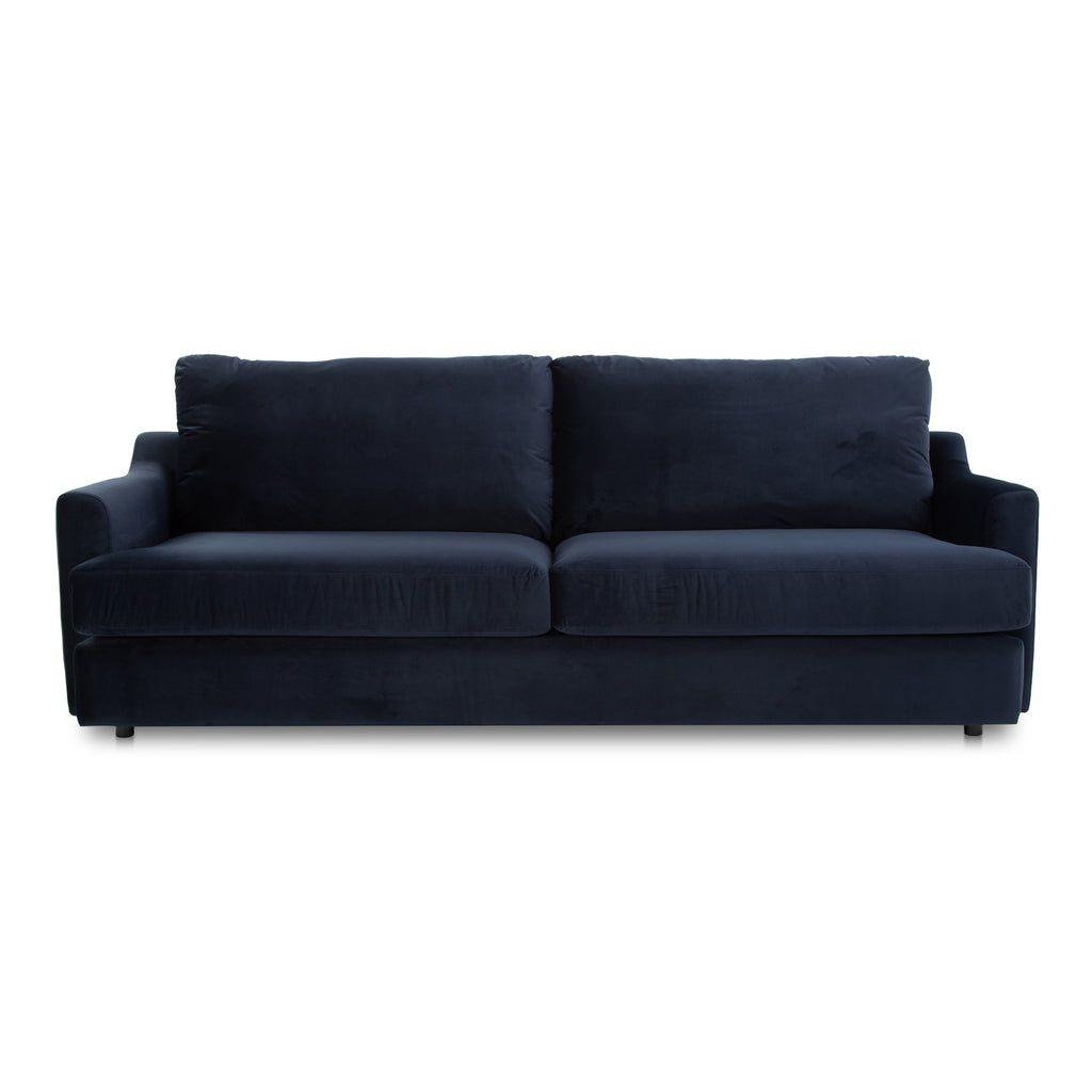 Alvin Sofa Nightfall Blue Velvet | Moe's Furniture - JM-1006-46