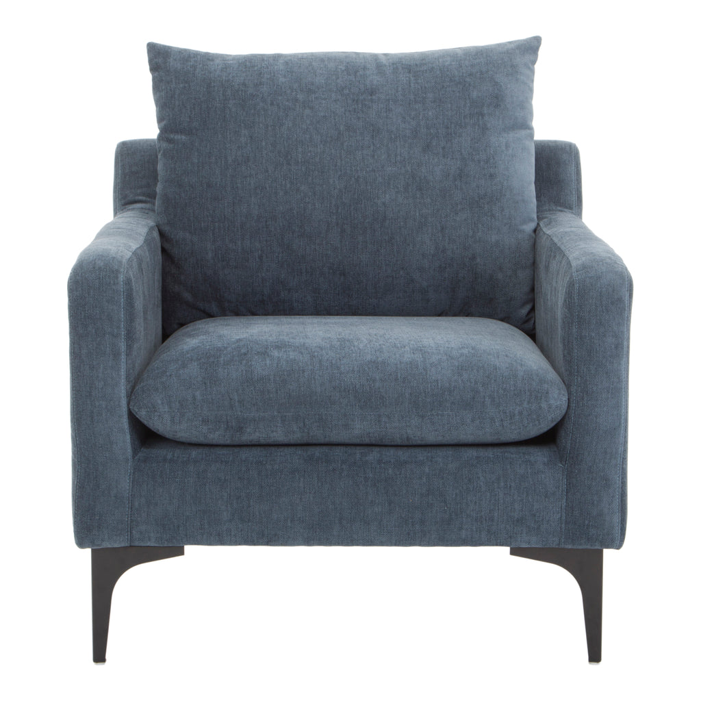 Paris Armchair Blue | Moe's Furniture - JM-1010-26
