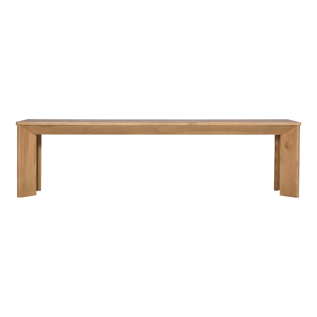Angle Oak Dining Bench Large | Moe's Furniture - RP-1025-24