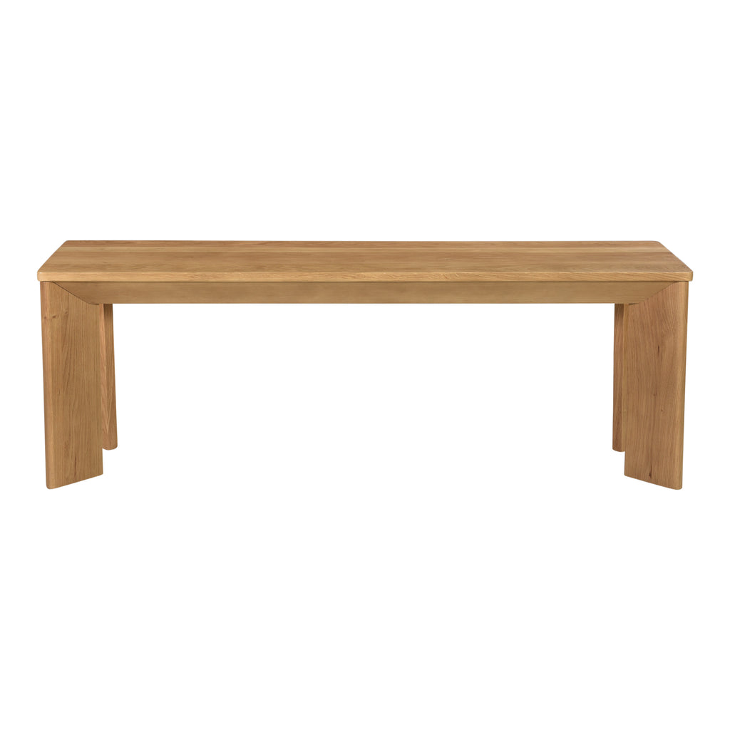 Angle Oak Dining Bench Small | Moe's Furniture - RP-1028-24