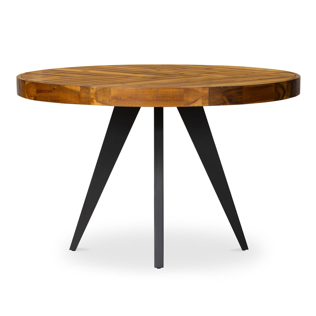 Parq Round Dining Table Amber | Moe's Furniture - TL-1010-14