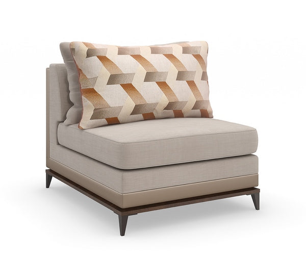 Archipelago Armless Chair | Caracole Furniture - UPH-422-AC1-A