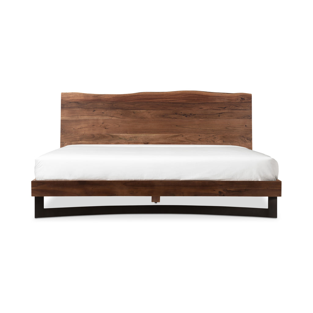 Bent King Bed Smoked | Moe's Furniture - VE-1088-03