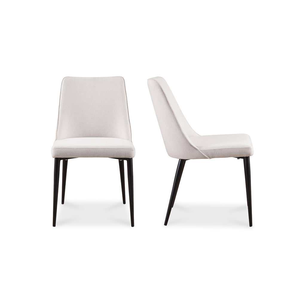 Lula Dining Chair Oatmeal-Set Of Two | Moe's Furniture - YM-1006-05