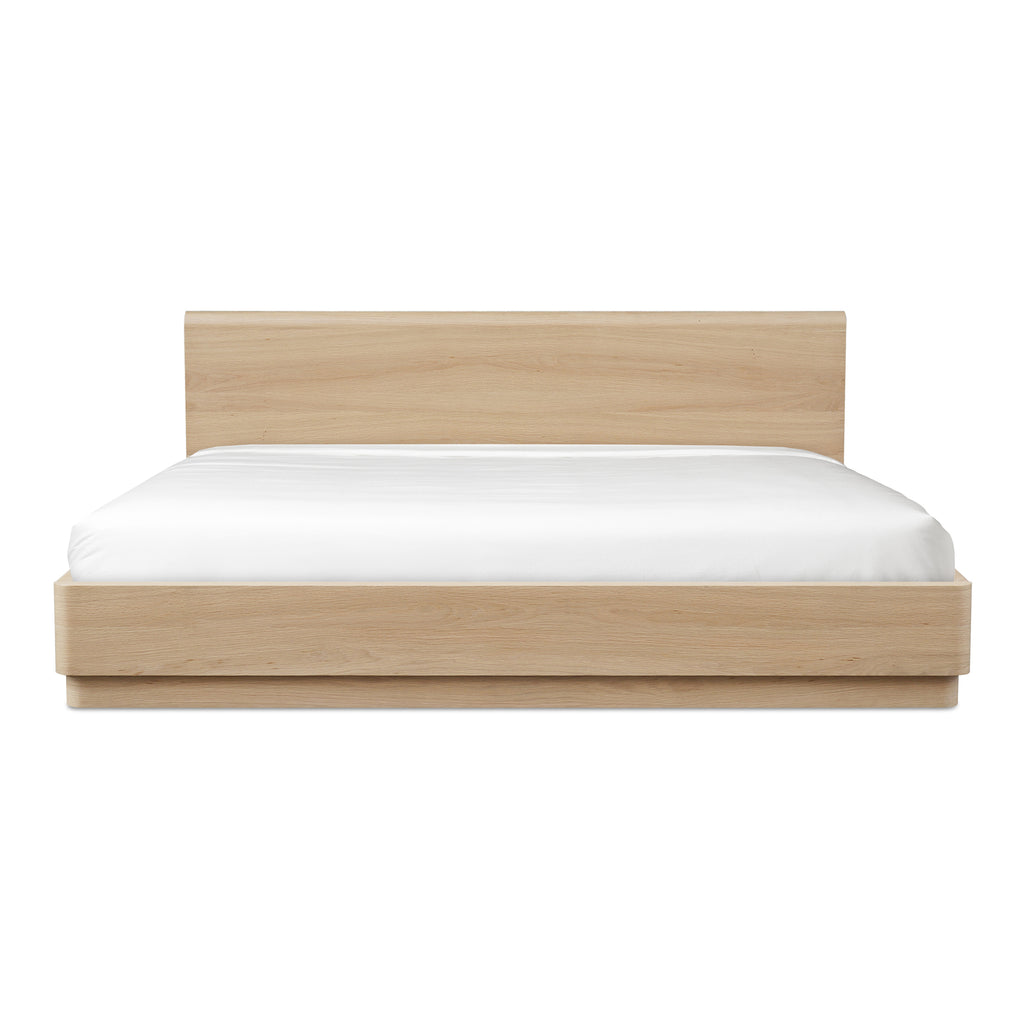 Round Off Queen Bed Oak | Moe's Furniture - YR-1005-21