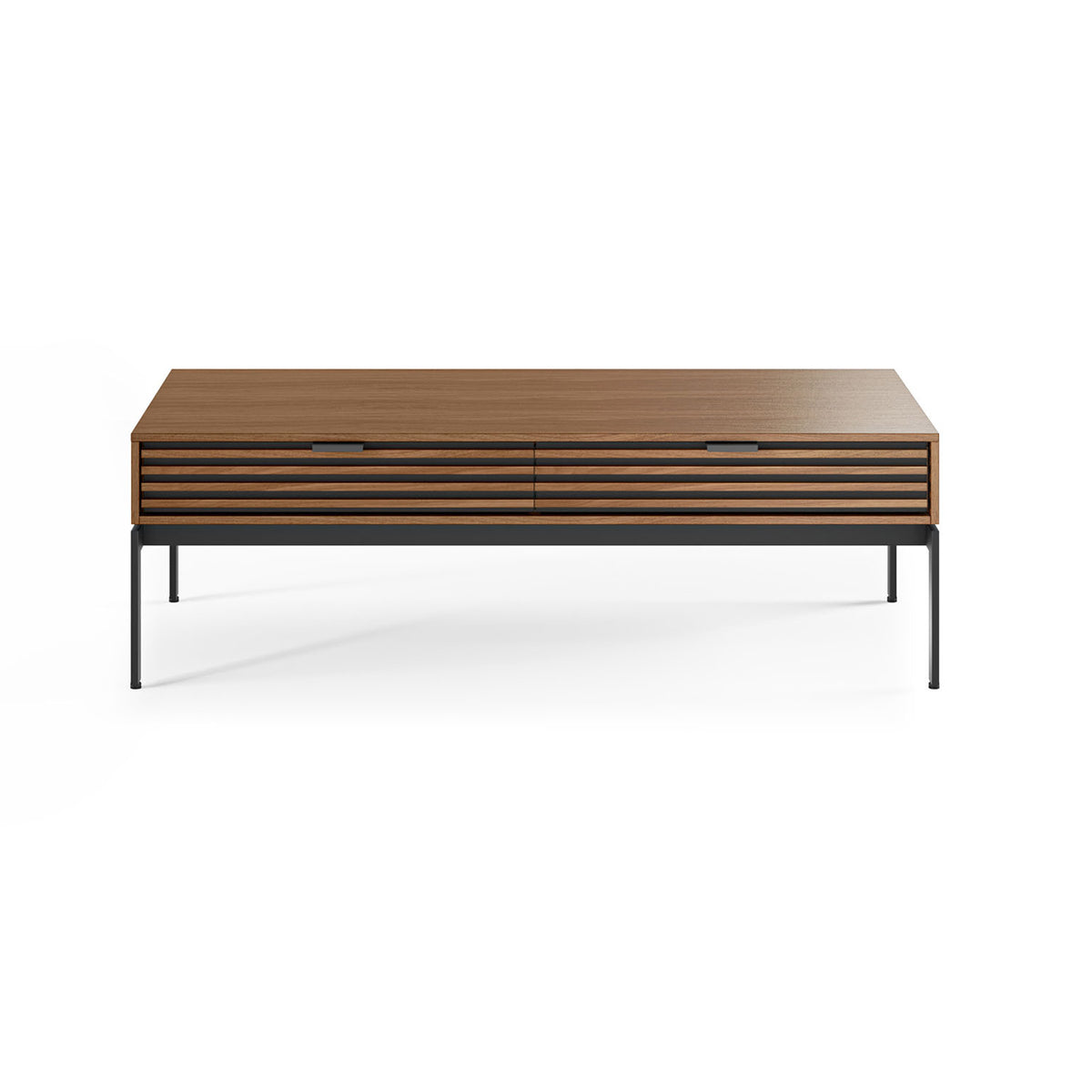 Cora Low Profile Natural Walnut Coffee Table | BDI Furniture - 1172 WL