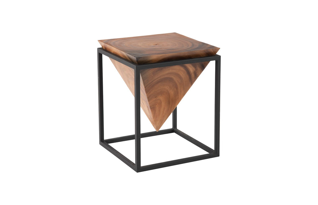 Inverted Pyramid Side Table, Natural | Phillips Collection - TH105233