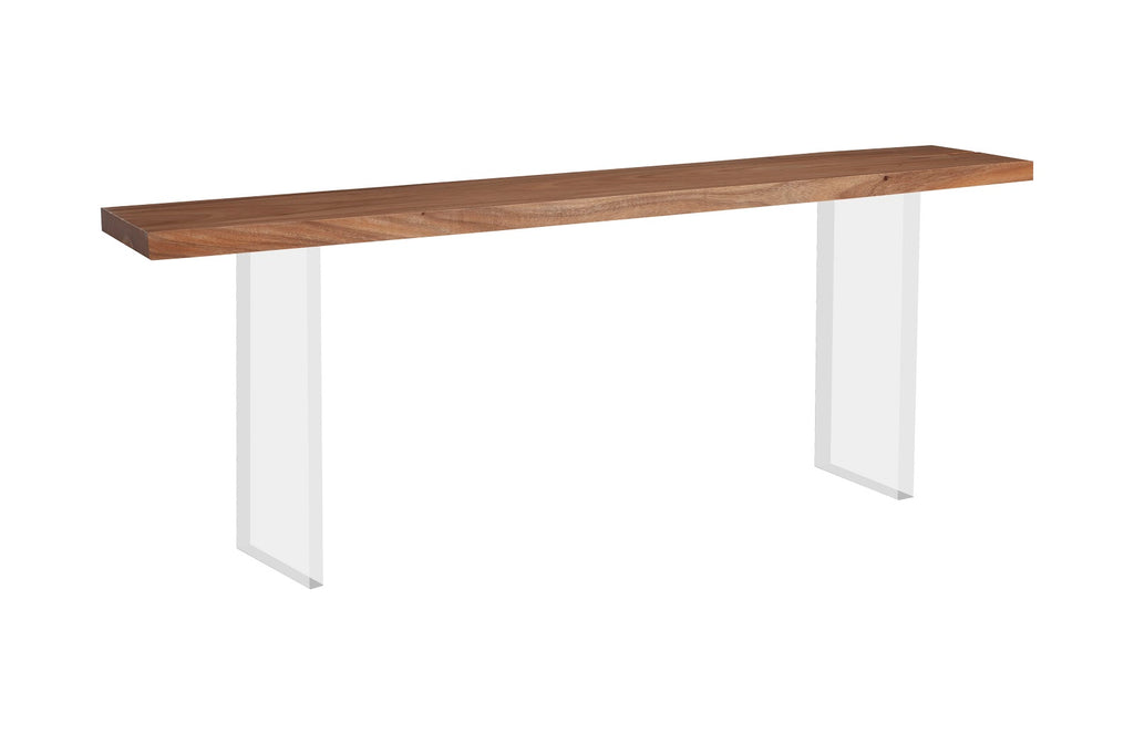Floating Console Table, Acrylic Legs | Phillips Collection - TH101690