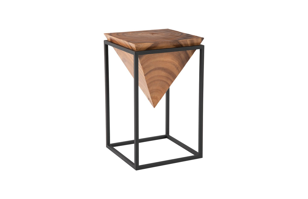 Inverted Pyramid Side Table, Natural | Phillips Collection - TH105232
