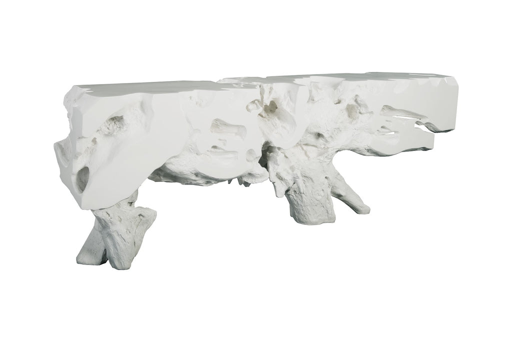 Freeform Console Table, Gel Coat White, Extra Large | Phillips Collection - PH83575